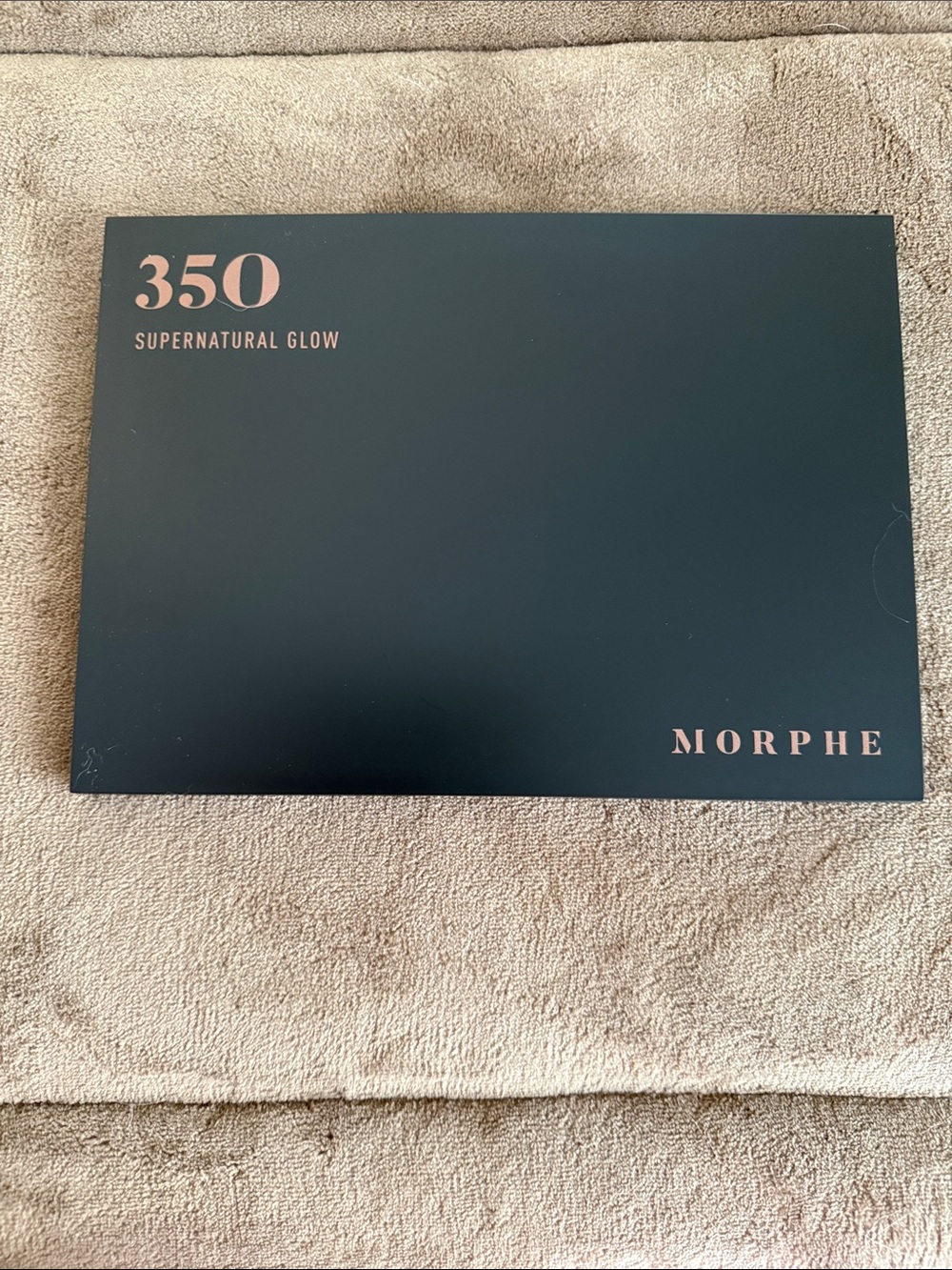 Morphe 350 Supernatural Glow Palette - Black & Rose Gold Lettering - Picture 2 of 4